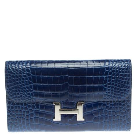 hermes blue alligator constance price